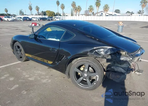 2008 Porsche Cayman z USA, uszkodzony, nr VIN WP0AA29858U762069